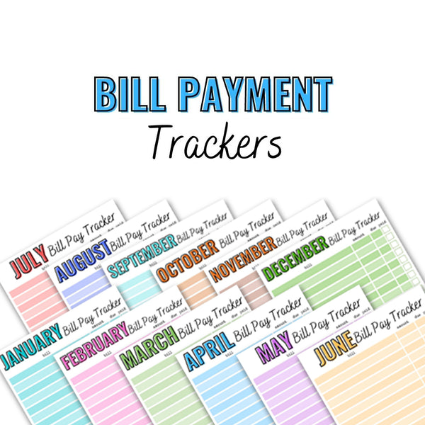 Bill Pay Trackers